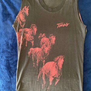 Vintage Texas Horse Cut Off
